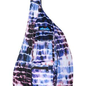 KAVU Rope Sling NWT Drift Tide Tye Dye Multi Color Shoulder Travel Hiking Bag